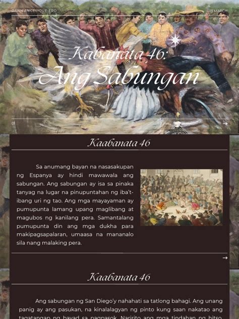 kabanata 46 ang sabungan